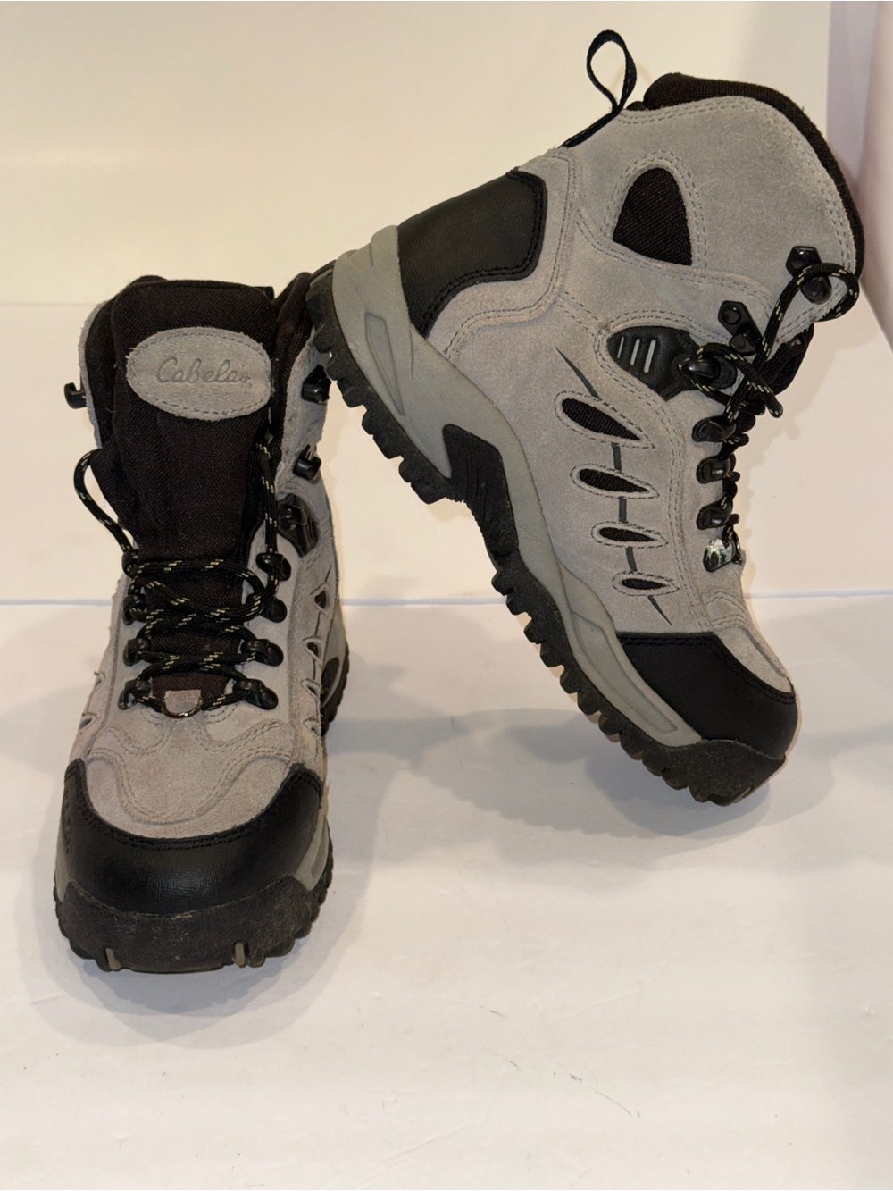 Cabelas Dry Plus Thinsulate Winter Hiking Boots Gray 83-0534 Women Size 6 D VGUC